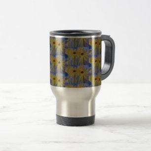 Taza De Viaje Sunflower amarillo de verano