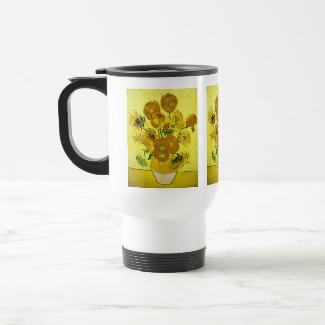 Taza De Viaje Sunflowers Vincent van Gogh (Izquierda)
