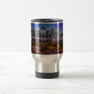 Taza De Viaje Sunrise de la costa panorámica Cape Neddick Maine