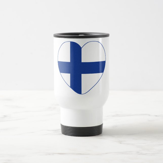 Taza De Viaje SUOMI FINLAND personalizado mug - elegir estilo y  (Centro)