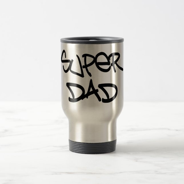 Taza De Viaje Super Papá (Centro)