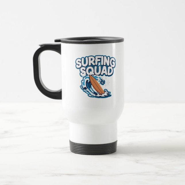 Taza De Viaje Surfing Squad (Izquierda)