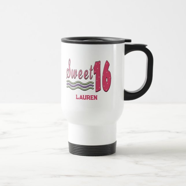 Taza De Viaje Sweet 16 Travel Mug (Derecha)