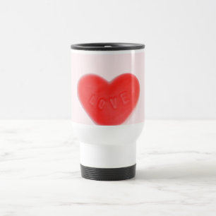 Taza De Viaje Sweet Heart Pink travel mug