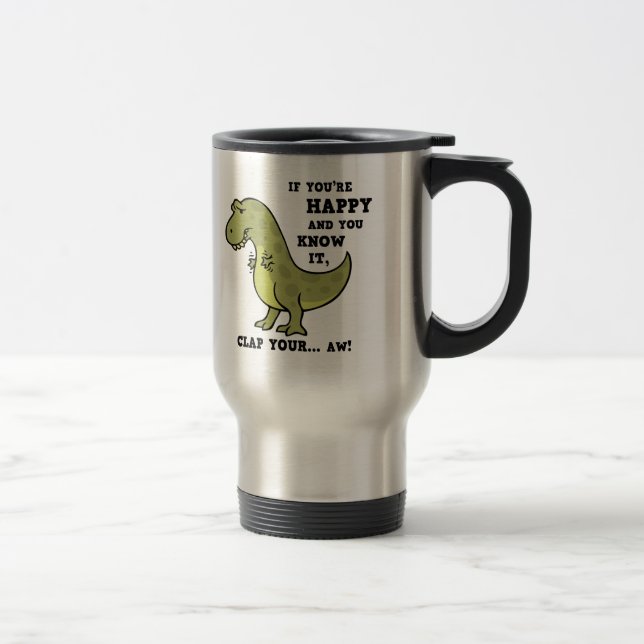 Taza De Viaje T-Rex Clap II (Derecha)