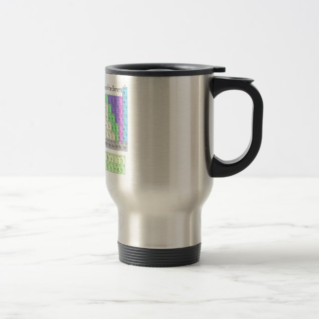 Taza De Viaje Tabla periódica de elementos (Derecha)