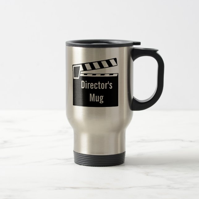 Taza De Viaje Tablero de Clapperboard de la pizarra de la (Derecha)