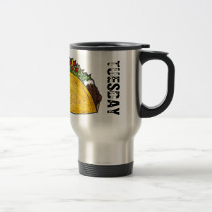 Taza De Viaje Taco de comida mexicana martes Tacos de comida