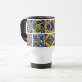 Taza De Viaje Talavera Tiles mexicana