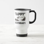 Taza De Viaje Tappy Birthday Black Tap Dance Teacher Shoes<br><div class="desc">El diseño de la taza de viaje presenta un ilustracion de marca original de un zapato de baile oxford en blanco y negro, con TAPPY BIRTHDAY en una fuente divertida. ¿No ves lo que estás buscando? ¿Necesita ayuda con la personalización? Haga clic en "Contactar con este diseñador" para tener algo...</div>
