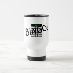 Taza De Viaje Tarjeta del bingo