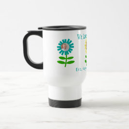 Taza De Viaje Tarjeta del jardín de fotos del Día de la Madre