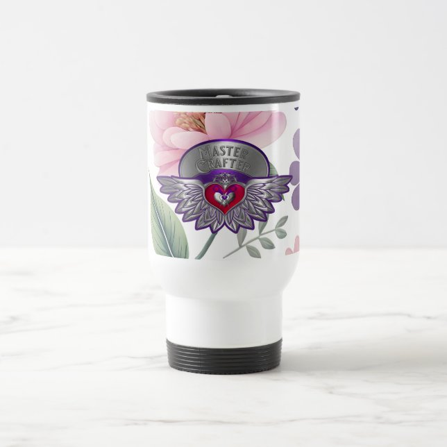 Taza De Viaje Tarjeta maestra de Scrapbookers (Centro)