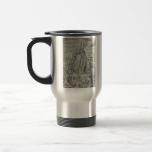 Taza De Viaje Tarjeta Santa del Obispo Amandus de Maastricht