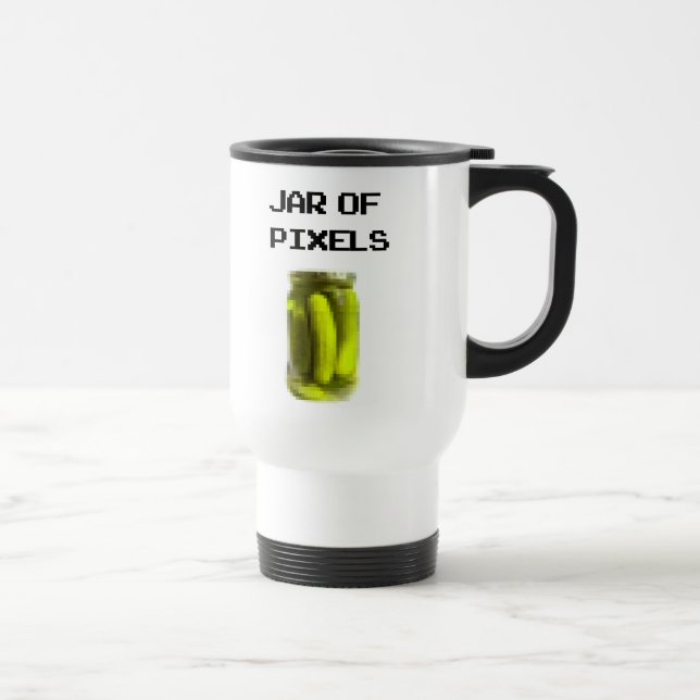 Taza De Viaje Tarro de pixeles (Derecha)