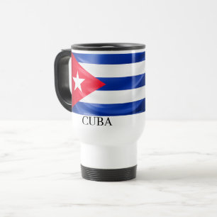 TAZA DE VIAJE TASA CON VANDERA DE CUBA