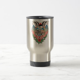 Taza De Viaje Tatuaje de la Marina de Estados Unidos