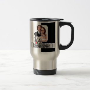 Taza De Viaje Tatuaje del cráneo gótico