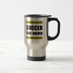 Taza De Viaje Taxista del fútbol