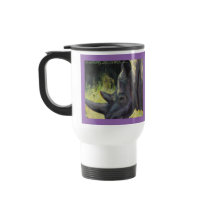 Taza 15oz del viaje del viajero del rinoceronte
