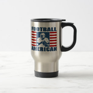 Taza De Viaje Taza americana del viaje del fútbol