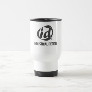 Taza De Viaje Taza blanca industrial del viaje del diseño 15oz