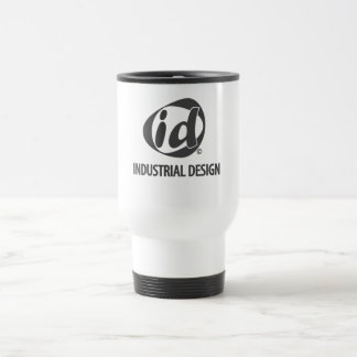 Taza De Viaje Taza blanca industrial del viaje del diseño 15oz