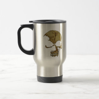 Taza De Viaje Taza cómica del viaje del cráneo