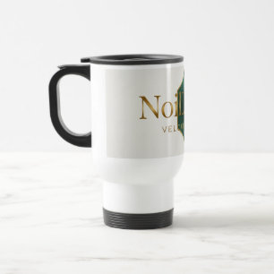 Taza De Viaje “Taza de viaje elegante mármol verde dorado"