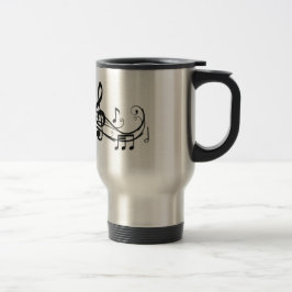 Taza De Viaje Taza del viaje del acero inoxidable con las notas