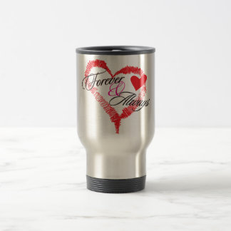 Taza De Viaje Taza del viaje del acero para siempre y siempre