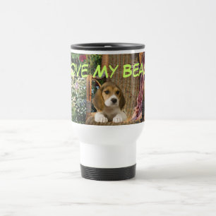 Taza De Viaje Taza del viaje del amor del beagle