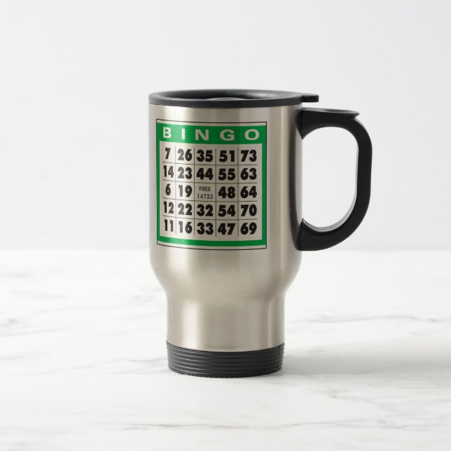 Taza De Viaje Taza del viaje del bingo (Derecha)