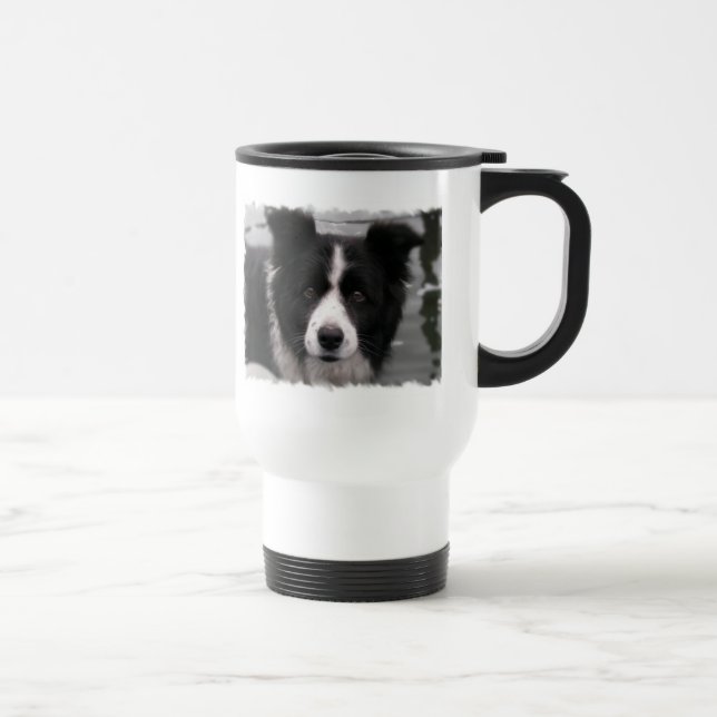Taza De Viaje Taza del viaje del border collie (Derecha)