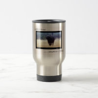 Taza del viaje del búfalo del cabo