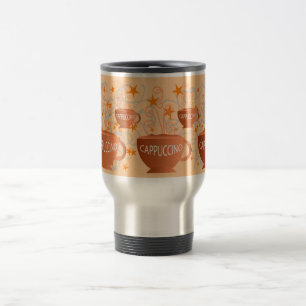 Taza De Viaje taza del viaje del cappuccino
