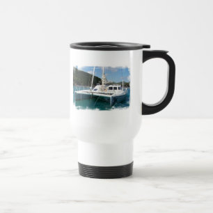 Taza De Viaje Taza del viaje del catamarán