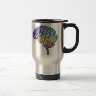 Taza De Viaje Taza del viaje del cerebro