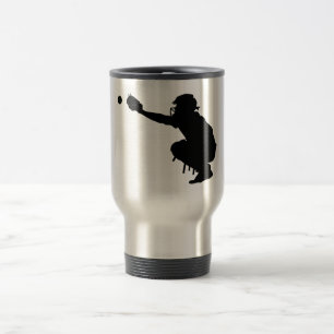 Taza De Viaje Taza del viaje del colector del béisbol