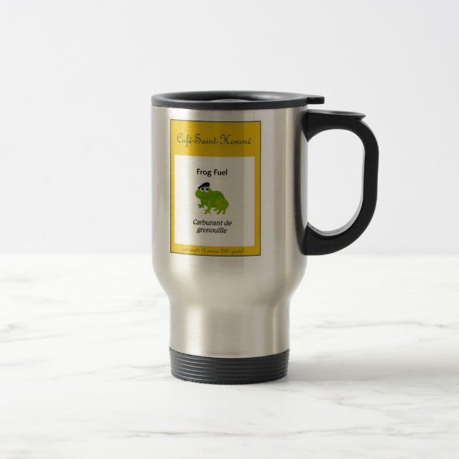 Taza De Viaje "Taza del viaje del combustible de la rana" (Derecha)