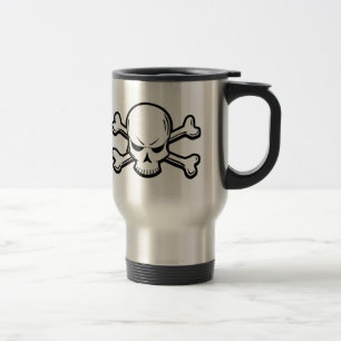 Taza De Viaje Taza del viaje del cráneo del gótico
