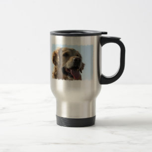 Taza De Viaje Taza del viaje del golden retriever