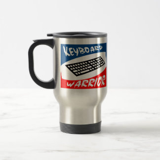 Taza De Viaje Taza del viaje del guerrero del teclado