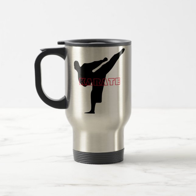 Taza De Viaje Taza del viaje del karate (Izquierda)