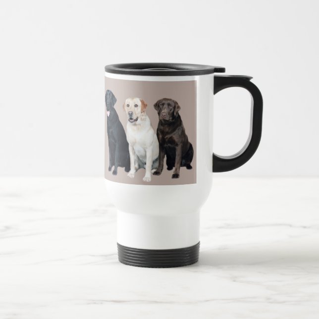 Taza De Viaje Taza del viaje del labrador retriever (Derecha)