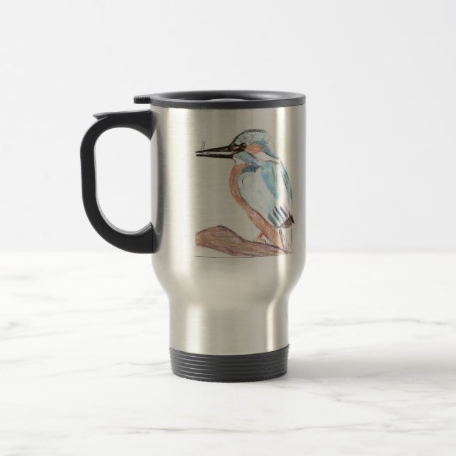 Taza De Viaje Taza del viaje del martín pescador (Izquierda)