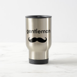 Taza De Viaje taza del viaje del mustashe del caballero
