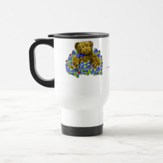 Taza De Viaje Taza del viaje del oso del Bluebonnet