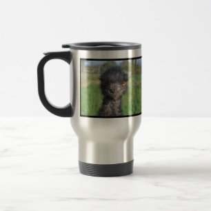 Taza De Viaje Taza del viaje del pájaro del Emu