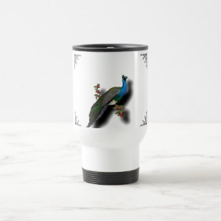 Taza De Viaje taza del viaje del pavo real